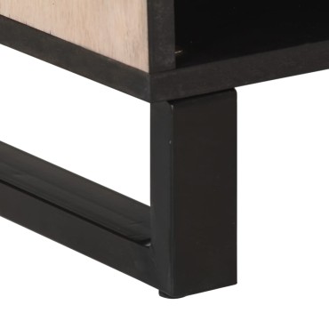 vidaXL Ντουλάπι 80x34x75cm από Μασίφ Ξύλο Μάνγκο 1 τεμ.