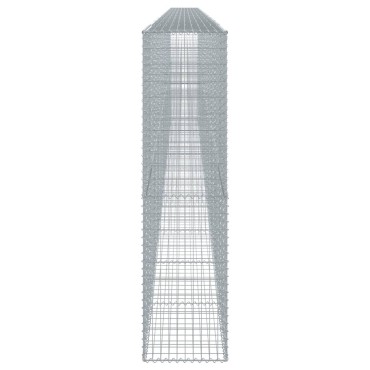 vidaXL Συρματοκιβώτιο με Κάλυμμα 1100x50x200εκ από Γαλβανισμένο Χάλυβα