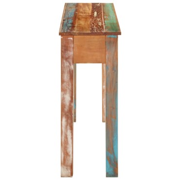 vidaXL Τραπέζι Κονσόλα 110x30x75cm από Μασίφ Ανακυκλωμένο Ξύλο 1 τεμ.