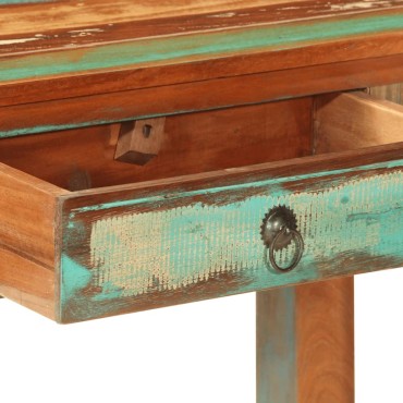 vidaXL Τραπέζι Κονσόλα 110x30x75cm από Μασίφ Ανακυκλωμένο Ξύλο 1 τεμ.