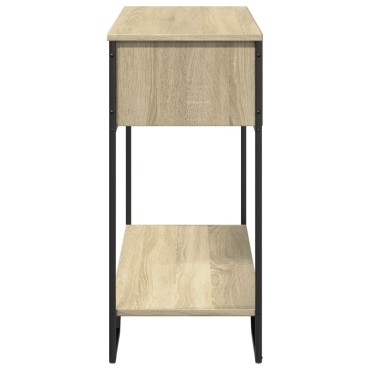 vidaXL Τραπέζι Κονσόλα Sonoma Δρυς 100x35x74,5cm Επεξεργασμένο Ξύλο 1 τεμ.