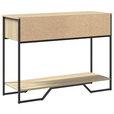 vidaXL Τραπέζι Κονσόλα Sonoma Δρυς 100x35x74,5cm Επεξεργασμένο Ξύλο 1 τεμ.