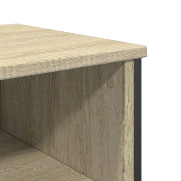 vidaXL Τραπέζι Κονσόλα Sonoma Δρυς 100x35x74,5cm Επεξεργασμένο Ξύλο 1 τεμ.