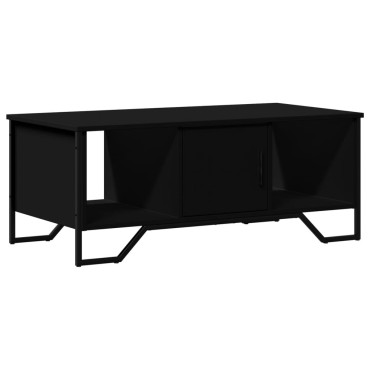 vidaXL Τραπεζάκι Σαλονιού Μαύρο 100x51x40cm Επεξεργασμένο Ξύλο 1 τεμ.