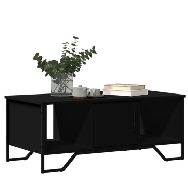 vidaXL Τραπεζάκι Σαλονιού Μαύρο 100x51x40cm Επεξεργασμένο Ξύλο 1 τεμ.