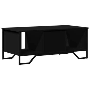 vidaXL Τραπεζάκι Σαλονιού Μαύρο 100x51x40cm Επεξεργασμένο Ξύλο 1 τεμ.