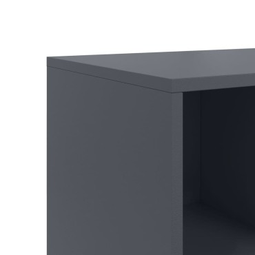 vidaXL Ντουλάπι Ανθρακί 100,5x39x72cm από Χάλυβα 1 τεμ.