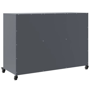 vidaXL Ντουλάπι Ανθρακί 100,5x39x72cm από Χάλυβα 1 τεμ.