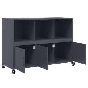 vidaXL Ντουλάπι Ανθρακί 100,5x39x72cm από Χάλυβα 1 τεμ.