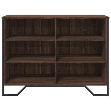 vidaXL Ντουλάπι Καφέ Δρυς 101x35,5x74,5cm Επεξεργασμένο Ξύλο 1 τεμ.