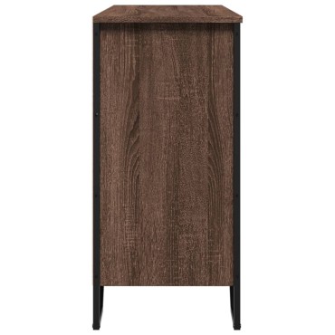 vidaXL Ντουλάπι Καφέ Δρυς 101x35,5x74,5cm Επεξεργασμένο Ξύλο 1 τεμ.