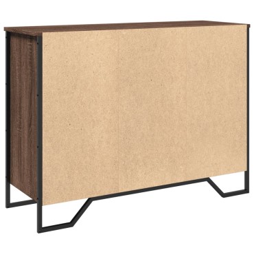 vidaXL Ντουλάπι Καφέ Δρυς 101x35,5x74,5cm Επεξεργασμένο Ξύλο 1 τεμ.