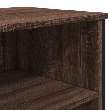 vidaXL Ντουλάπι Καφέ Δρυς 101x35,5x74,5cm Επεξεργασμένο Ξύλο 1 τεμ.