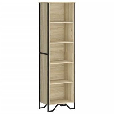 vidaXL Βιβλιοθήκη Sonoma Δρυς 50x31x169cm από Επεξεργασμένο Ξύλο 1 τεμ.