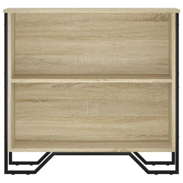vidaXL Βιβλιοθήκη Sonoma Δρυς 80x31x74,5cm από Επεξεργασμένο Ξύλο 1 τεμ.