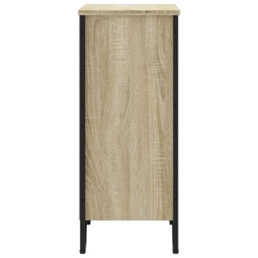 vidaXL Βιβλιοθήκη Sonoma Δρυς 80x31x74,5cm από Επεξεργασμένο Ξύλο 1 τεμ.