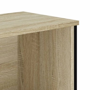 vidaXL Βιβλιοθήκη Sonoma Δρυς 80x31x74,5cm από Επεξεργασμένο Ξύλο 1 τεμ.