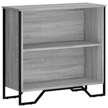 vidaXL Βιβλιοθήκη Γκρι Sonoma 80x31x74,5cm από Επεξεργ. Ξύλο 1 τεμ.
