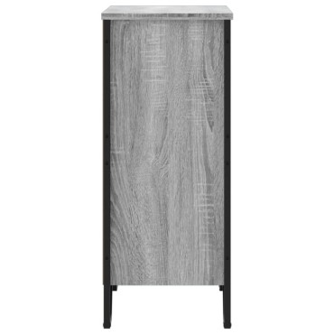 vidaXL Βιβλιοθήκη Γκρι Sonoma 80x31x74,5cm από Επεξεργ. Ξύλο 1 τεμ.