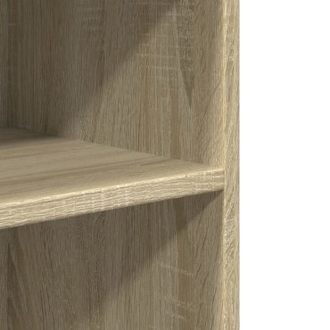 vidaXL Βοηθητικό Τραπέζι με Ρόδες Sonoma Δρυς 55x60x78cm Επεξ. Ξύλο