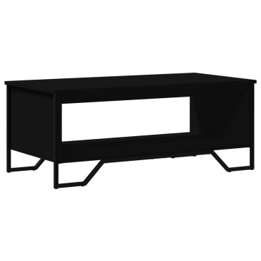 vidaXL Τραπεζάκι Σαλονιού Μαύρο 100x51x40cm Επεξεργασμένο Ξύλο 1 τεμ.