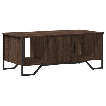 vidaXL Τραπεζάκι Σαλονιού Καφέ Δρυς 100x51x40cm Επεξεργασμ. Ξύλο 1 τεμ.