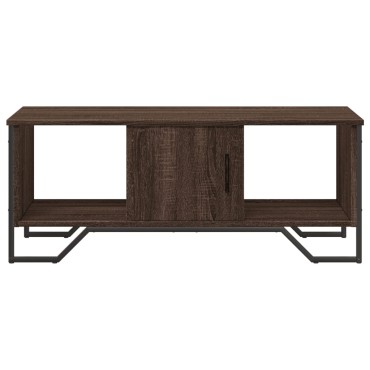 vidaXL Τραπεζάκι Σαλονιού Καφέ Δρυς 100x51x40cm Επεξεργασμ. Ξύλο 1 τεμ.