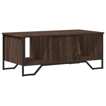vidaXL Τραπεζάκι Σαλονιού Καφέ Δρυς 100x51x40cm Επεξεργασμ. Ξύλο 1 τεμ.