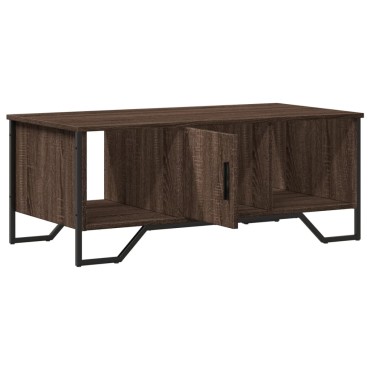 vidaXL Τραπεζάκι Σαλονιού Καφέ Δρυς 100x51x40cm Επεξεργασμ. Ξύλο 1 τεμ.