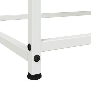 vidaXL Ντουλάπι Λευκό 100,5x39x107cm Ατσάλινο 1 τεμ.