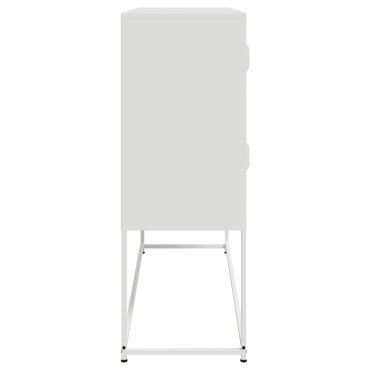 vidaXL Ντουλάπι Λευκό 100,5x39x107cm Ατσάλινο 1 τεμ.