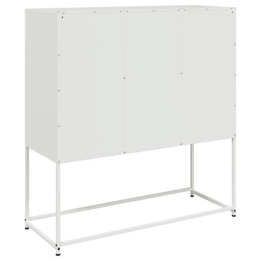 vidaXL Ντουλάπι Λευκό 100,5x39x107cm Ατσάλινο 1 τεμ.