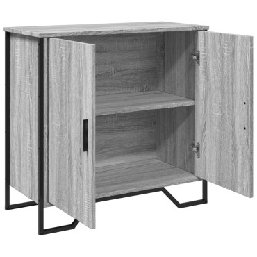 vidaXL Μπουφές Γκρι Sonoma 78x35,5x74,5cm από Επεξεργασμένο Ξύλο 1 τεμ.