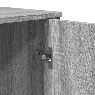 vidaXL Μπουφές Γκρι Sonoma 78x35,5x74,5cm από Επεξεργασμένο Ξύλο 1 τεμ.