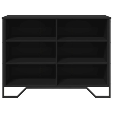 vidaXL Συρταριέρα Μαύρη 101x35,5x74,5cm από Επεξεργασμένο Ξύλο 1 τεμ.