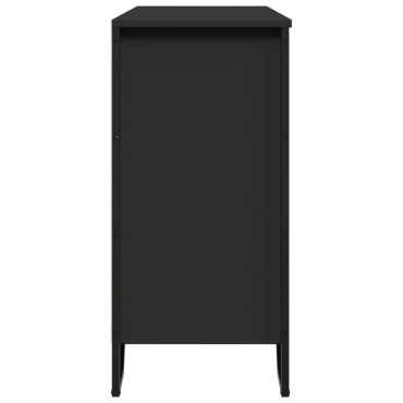 vidaXL Συρταριέρα Μαύρη 101x35,5x74,5cm από Επεξεργασμένο Ξύλο 1 τεμ.