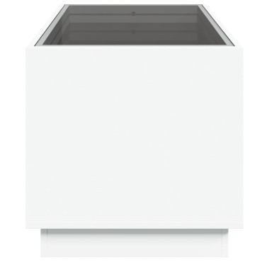 vidaXL Τραπεζάκι Σαλονιού Infinity LED Λευκό 70x50x50cm 1 τεμ.