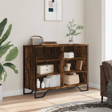 vidaXL Ντουλάπι Καπνιστή Δρυς 101x35,5x74,5cm από Επεξεργ. Ξύλο 1 τεμ.