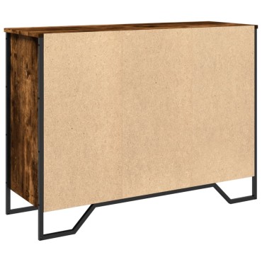 vidaXL Ντουλάπι Καπνιστή Δρυς 101x35,5x74,5cm από Επεξεργ. Ξύλο 1 τεμ.
