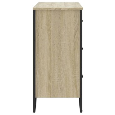 vidaXL Συρταριέρα Sonoma Δρυς 91x35,5x74,5cm από Επεξεργ. Ξύλο 1 τεμ.