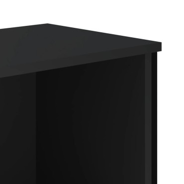 vidaXL Βιβλιοθήκη Μαύρη 80x31x74,5cm από Επεξεργασμένο Ξύλο 1 τεμ.