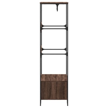 vidaXL Ντουλάπα Καφέ Δρυς 90x50x180 εκ. από Επεξεργασμένο Ξύλο