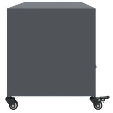 vidaXL Έπιπλο Τηλεόρασης Ανθρακί 100,5x39x43,5cm Ατσάλι