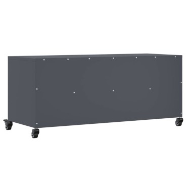 vidaXL Έπιπλο Τηλεόρασης Ανθρακί 100,5x39x43,5cm Ατσάλι