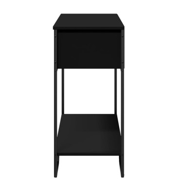 vidaXL Τραπέζι Κονσόλα Μαύρο 100x35x74,5cm από Επεξεργ. Ξύλο 1 τεμ.