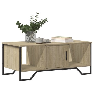 vidaXL Τραπεζάκι Σαλονιού Sonoma Δρυς 100x51x40cm Επεξεργασμένο Ξύλο 1 τεμ.
