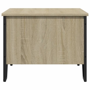 vidaXL Τραπεζάκι Σαλονιού Sonoma Δρυς 100x51x40cm Επεξεργασμένο Ξύλο 1 τεμ.