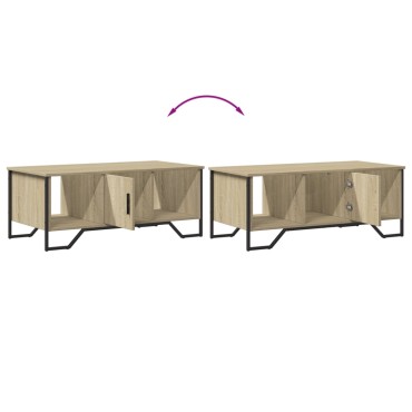 vidaXL Τραπεζάκι Σαλονιού Sonoma Δρυς 100x51x40cm Επεξεργασμένο Ξύλο 1 τεμ.