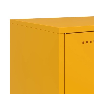 vidaXL Ντουλάπι Μουσταρδί 100,5x39x107cm από Ατσάλι 1 τεμ.