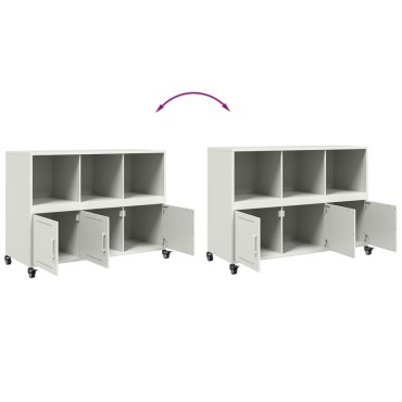 vidaXL Ντουλάπι Ροζ 100,5x39x72cm από Χάλυβα 1 τεμ.